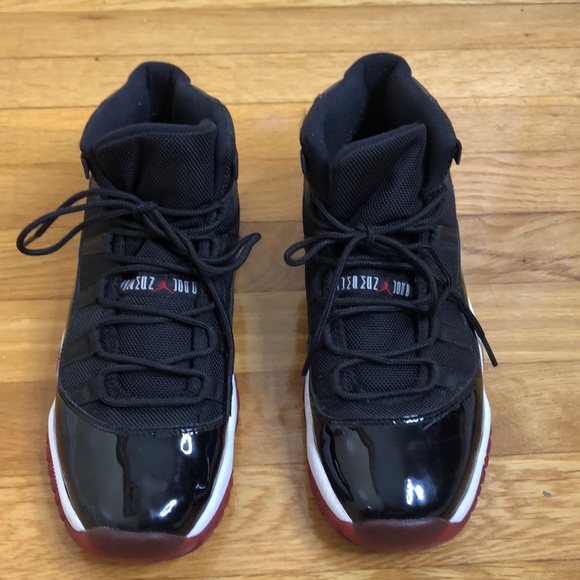 AIR JORDAN 11 RETRO ‘BRED’ 2012 SZ 7 378038-010 - Picture 1 of 11